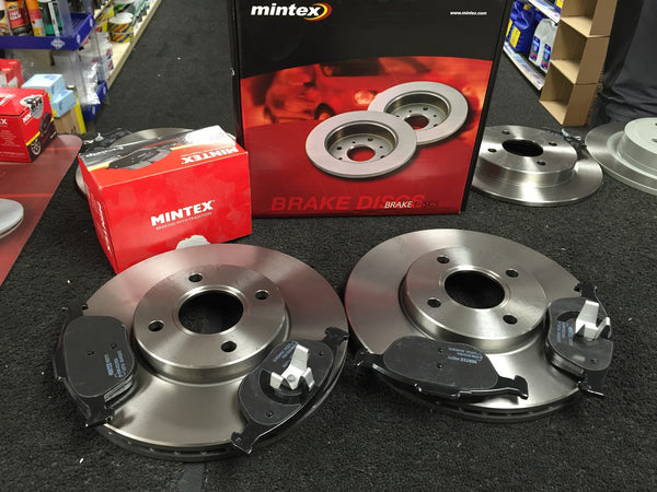 FOR FORD FIESTA 2.0 ST150 16V MINTEX BRAKE DISC & PADS FRONT 