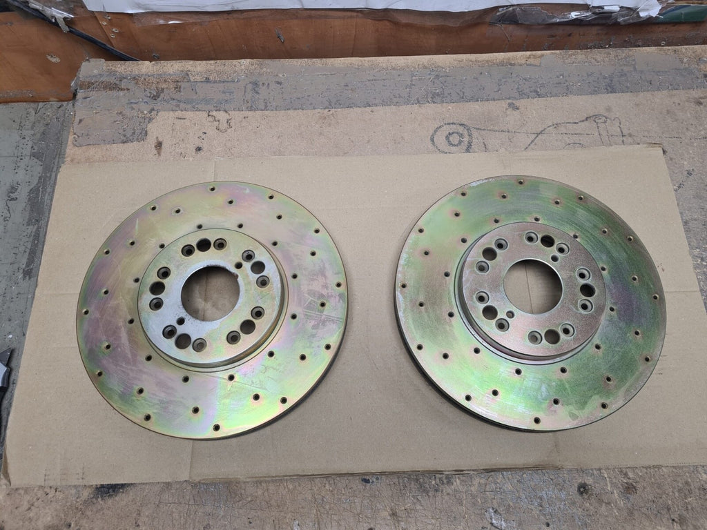 FIT FOR LEXUS IS200 GS300 ALTEZZA FRONT DRILLED BRAKE DISCS 296MM