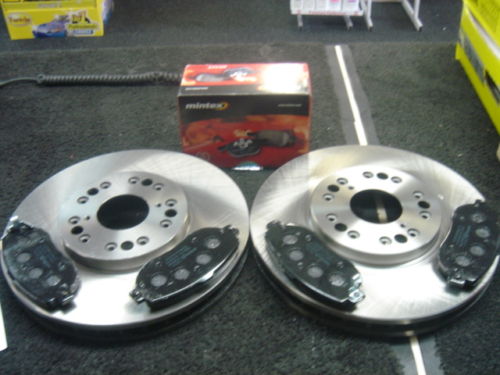 FOR LEXUS IS200 GS300 FRONT BRAKE DISCS FRONT MINTEX BRAKE PADS