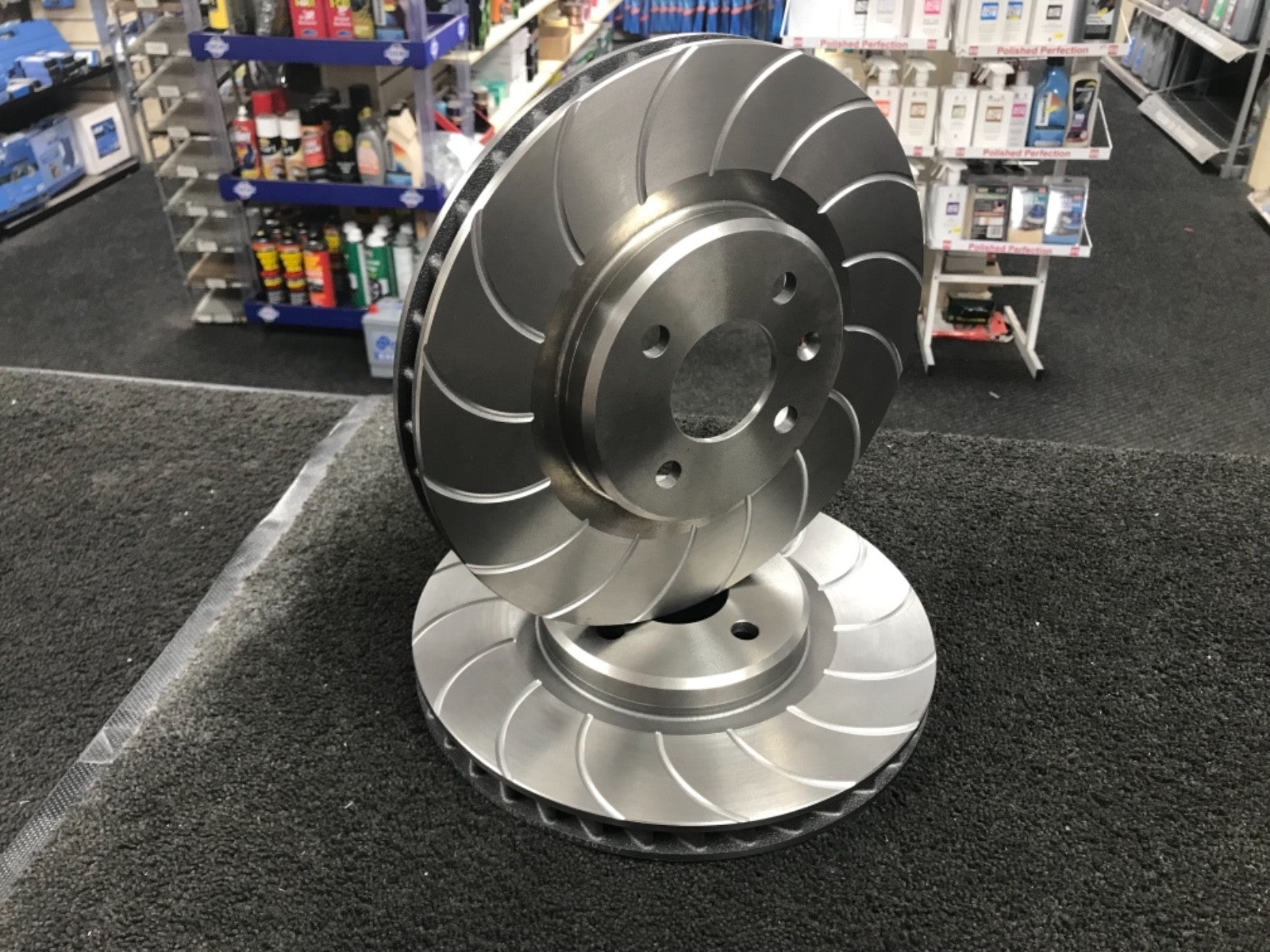 VAUXHALL VX220 SPEEDSTER BREMBO GROOVED PERFORMANCE BRAKE DISC 8 GROOVES