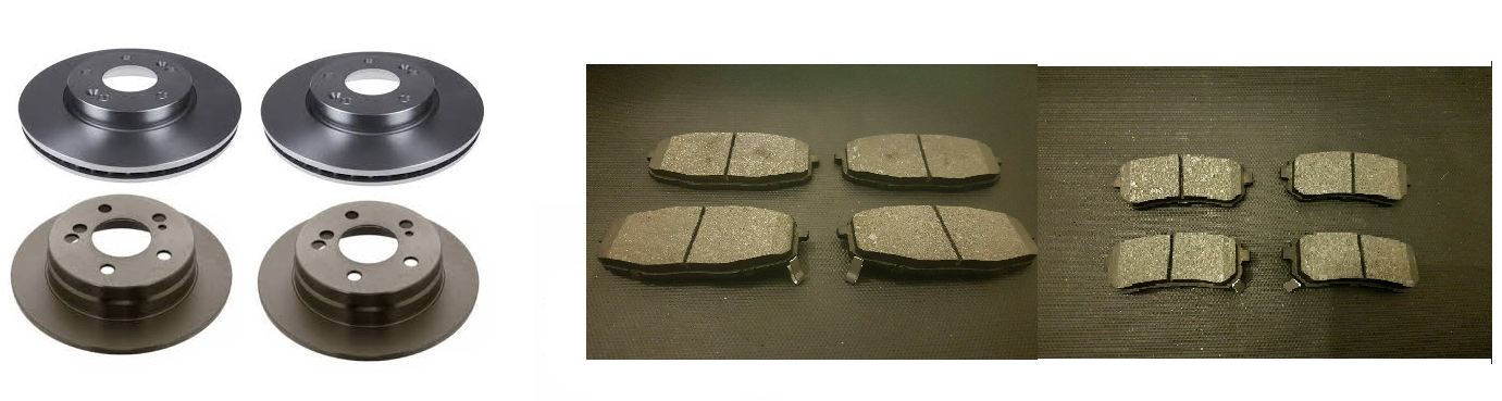 FOR HYUNDAI I30 1.4 1.6 2.0 CRDI MK2 12-15 FRONT & REAR BRAKE DISCS & PADS