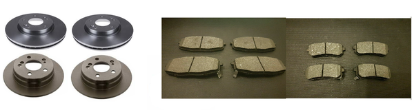 FOR HYUNDAI I30 1.4 1.6 2.0 CRDI MK2 12-15 FRONT & REAR BRAKE DISCS & PADS