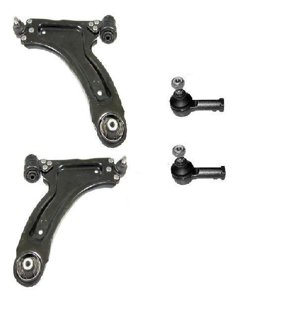 VAUXHALL CORSA C COMBO 2 LOWER WISHBONE ARMS 2 TRACK ROD ENDS LH LH
