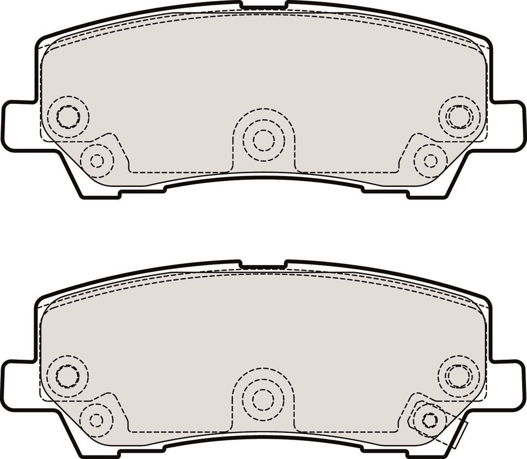 REAR BRAKE PADS FORD MUSTANG EcoBoost S550 2015 ON