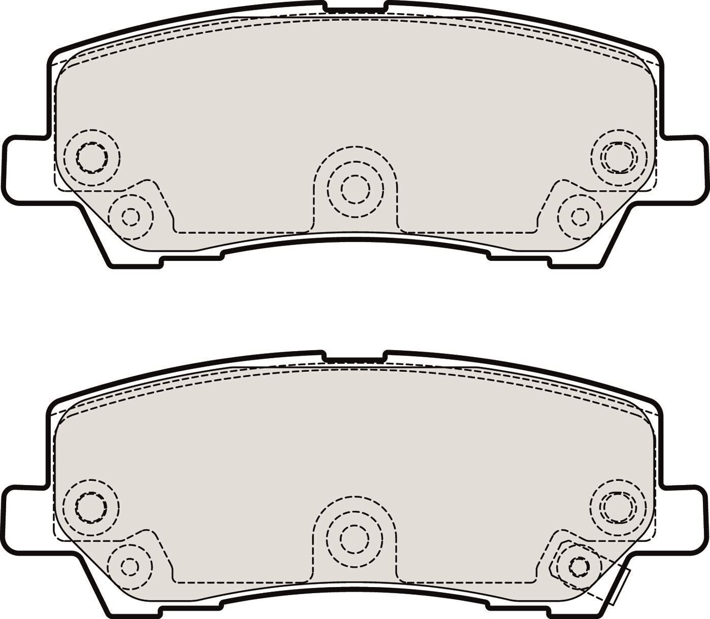 REAR BRAKE PADS FORD MUSTANG EcoBoost S550 2015 ON