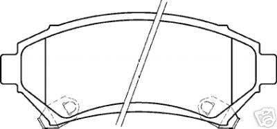 VAUXHALL SINTRA  BRAKE PADS FRONT MINTEX OE QUALITY