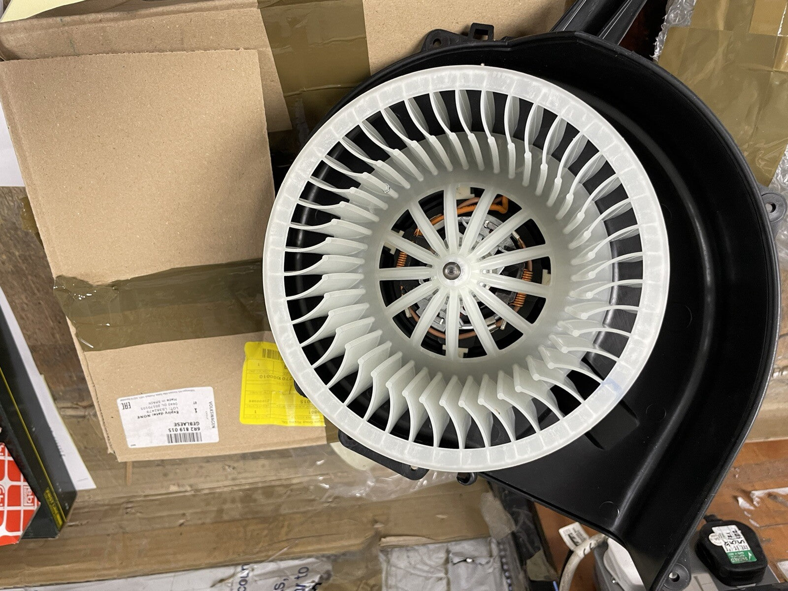 AUDI A1 VW POLO SEAT IBIZA SKODA FABIA HEATER BLOWER FAN MOTOR 6R2819015 GENUINE