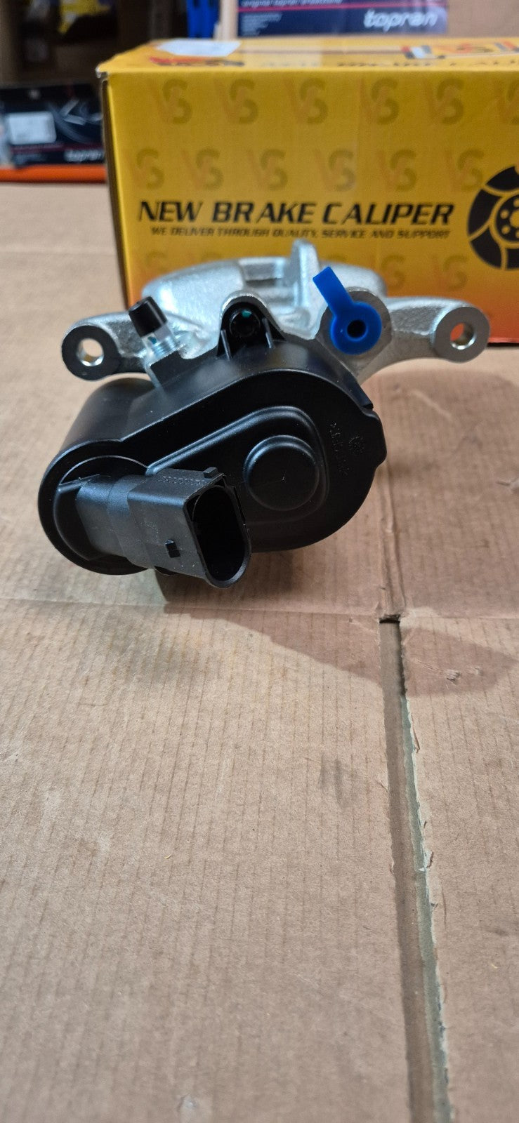 NEW REAR OS RH BRAKE CALIPER+ACTUATOR FITS AUDI A6 QUATTRO C6 4F 2.0D 2004-11