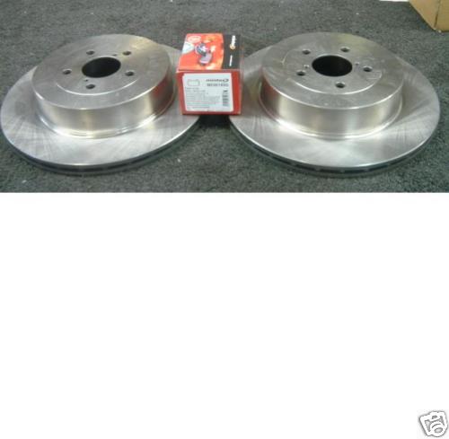 FOR SUBARU IMPREZA STI 01-04 BRAKE DISC BRAKE PADS REAR MINTEX PADS REAR