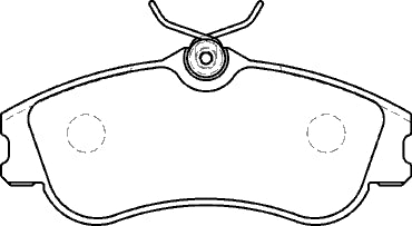 CITROEN  XSARA PICASSO MINTEX FRONT BRAKE PADS LUCAS