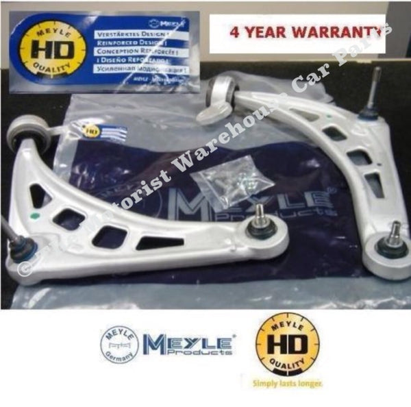 BMW E46 320 318 316 320D 2 LOWER WISHBONE ARMS 2 BUSHES