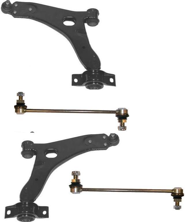 FORD FOCUS 2.0 ST170 2002-05  2 FRONT LOWER WISHBONE ARMS 2 ANTI ROLL BAR LINKS