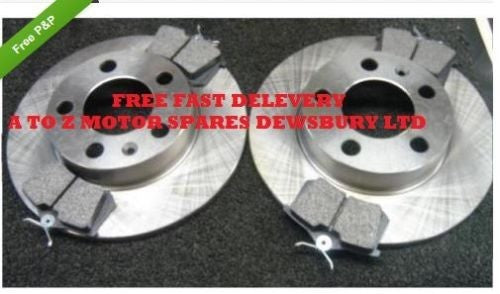 FOR VW BORA REAR  BRAKE DISCS AND REAR PADS REAR SET