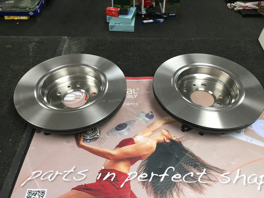 REAR BRAKE DISCS PAIR BMW M3 E46 CSL Z4M E85 E86 34211160233 328MM