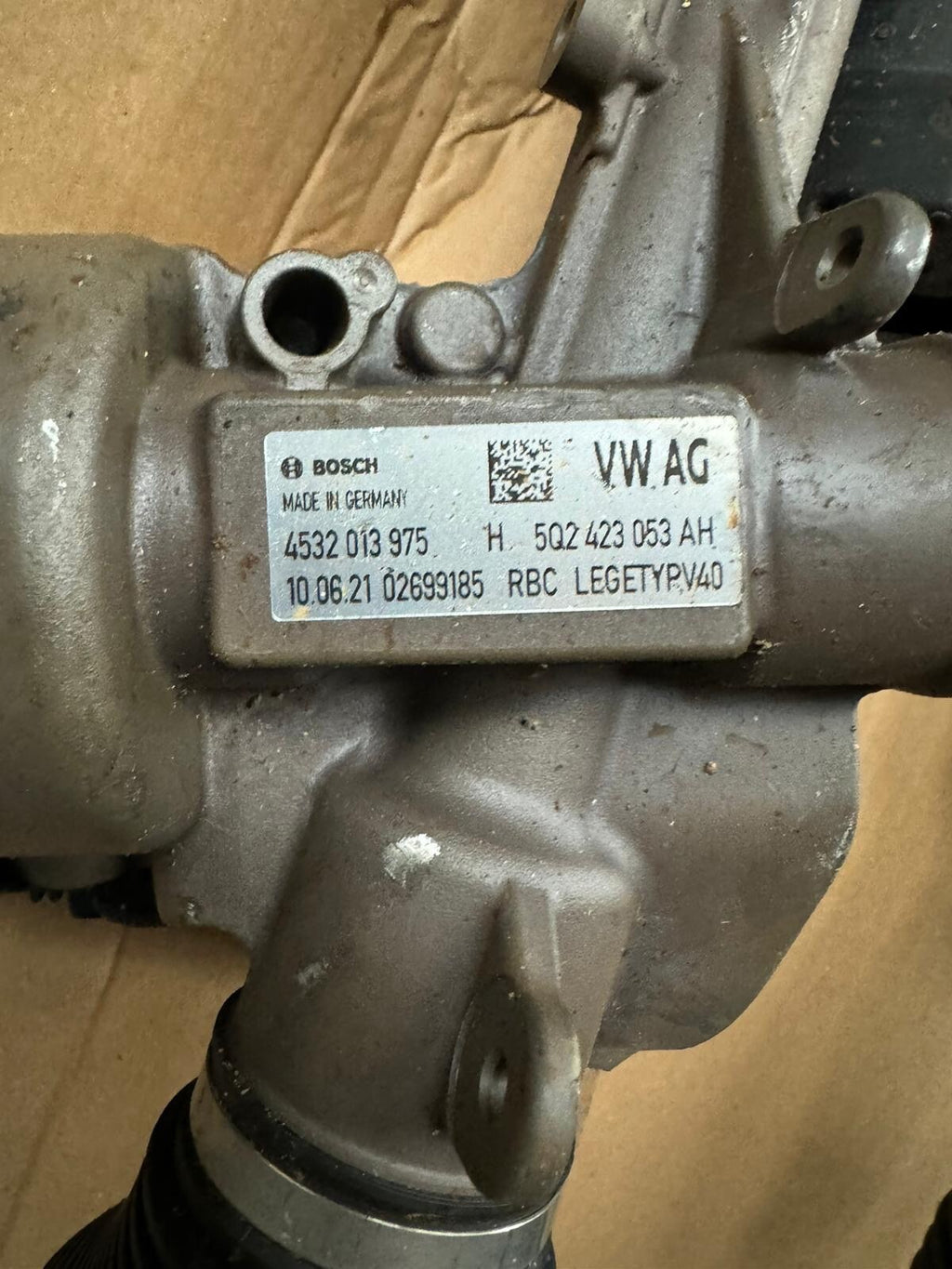 NEW GENUINE GOLF R MK7 7.5 GTD GTi  ELECTRIC POWER STEERING RACK BROKEN PLUGS