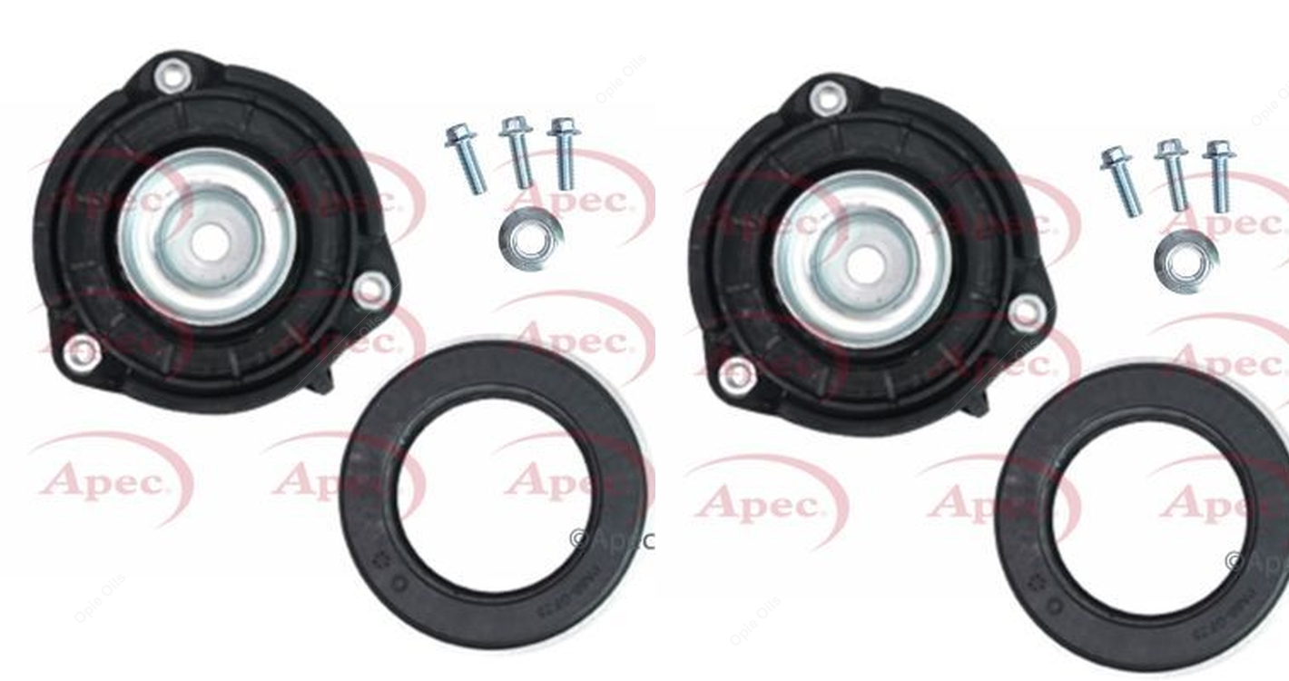 FOR VW TOURAN 1.9 TDI 03-11 FRONT SHOCK ABSORBER TOP STRUT MOUNT PAIR KIT