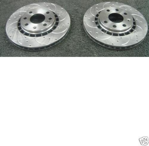 for  VAUXHALL ASTRA GTE 2.0GTE DRILLED GROOVED BRAKE DISC FRONT