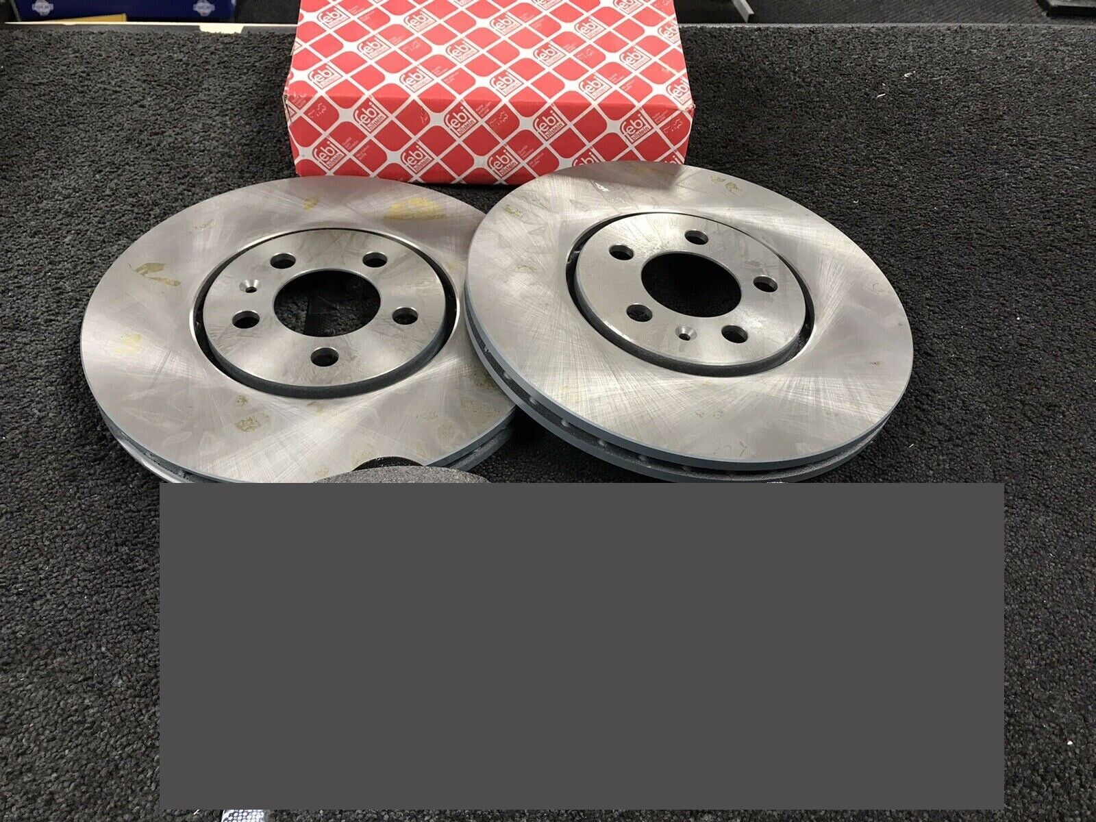VW GOLF MK3 GTI VR6 2 FRONT ORIGNAL FEBI BRAKE DISCS 288MM 3A0 615 301 A 