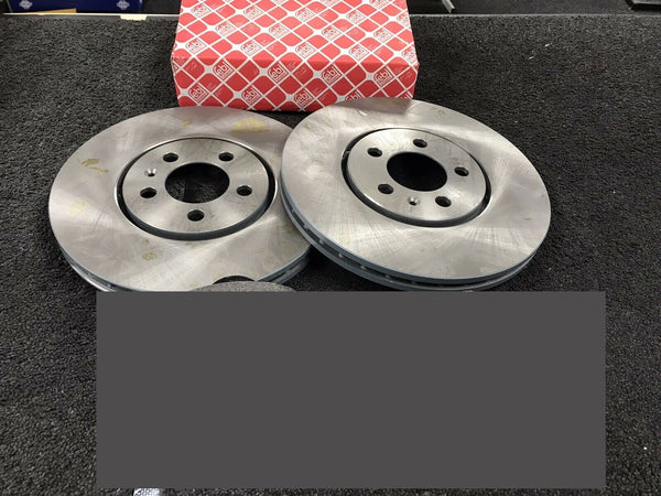 VW GOLF MK3 GTI VR6 2 FRONT ORIGNAL FEBI BRAKE DISCS 288MM 3A0 615 301 A 