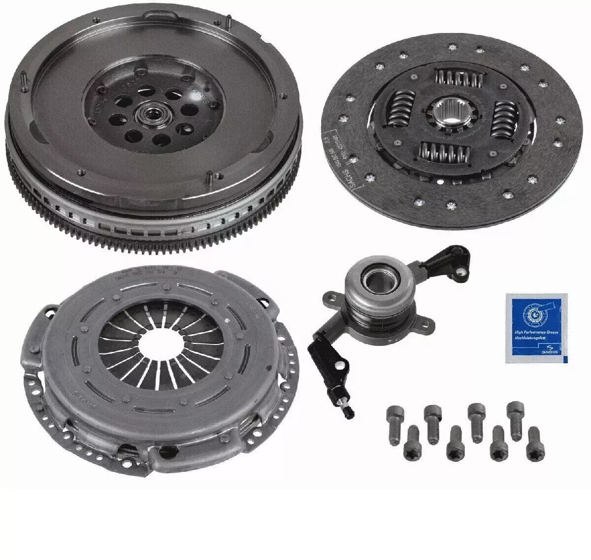 FOR MERCEDES SPRINTER 316CDI 2018on DUAL MASS FLYWHEEL CLUTCH KIT BOLTS CYLINDER
