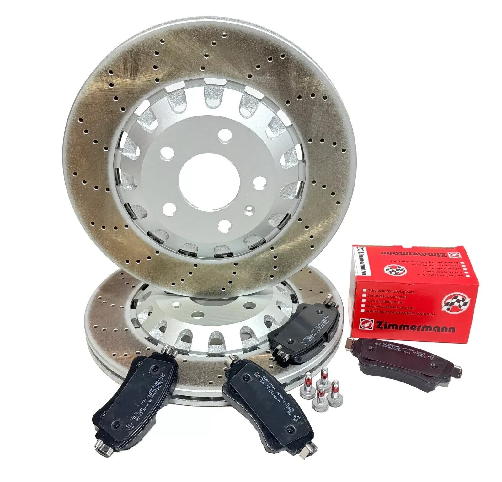 AUDI RS5 B9 2018-2024 PERFORMANCE REAR DRILLED BRAKE DISC BRAKE PADS