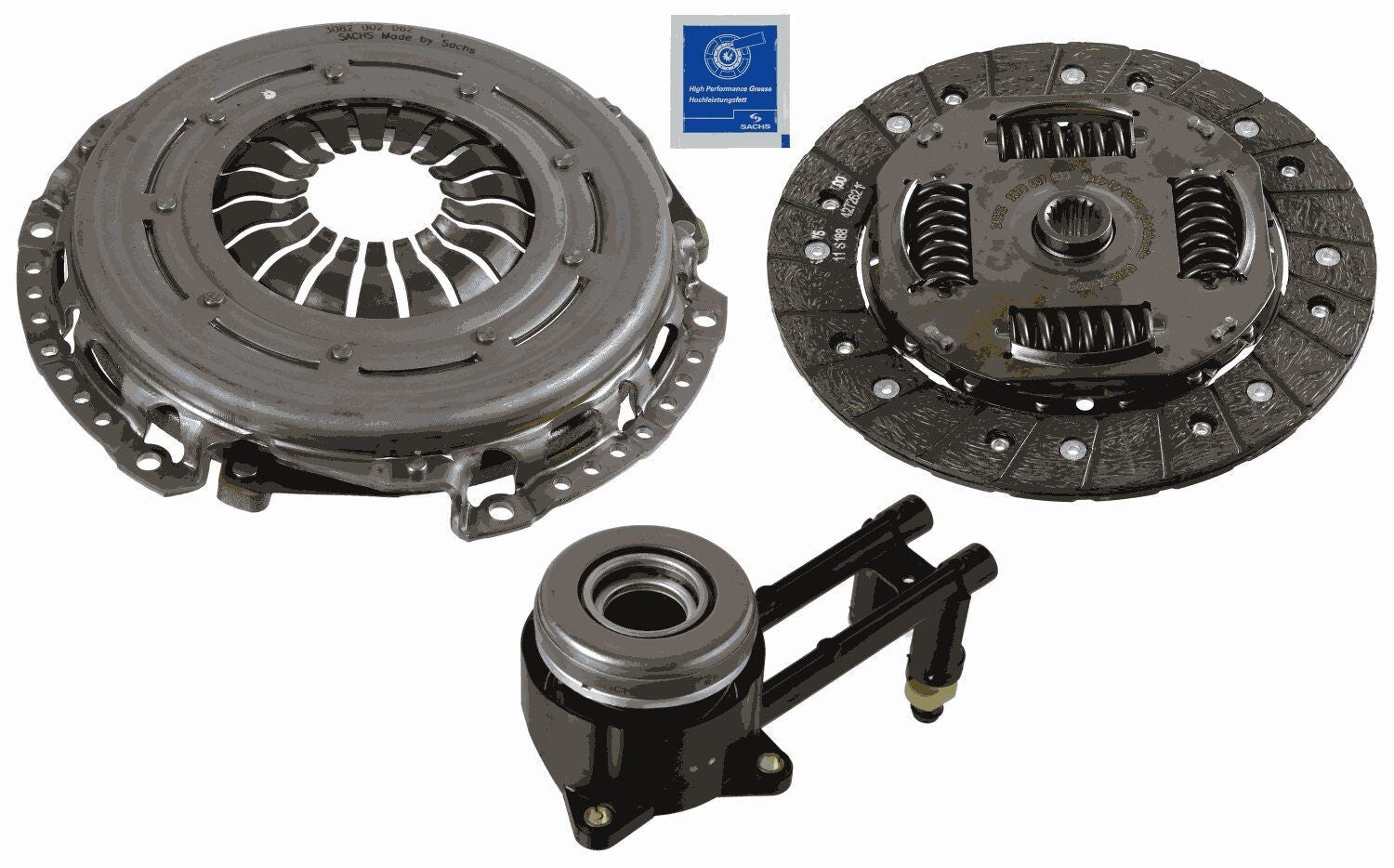 FOCUS MK3 B-MAX FIESTA MK7 1.0 EcoBoost 2012-20 CLUTCH KIT 3 PCE CYLINDER 5SPEED