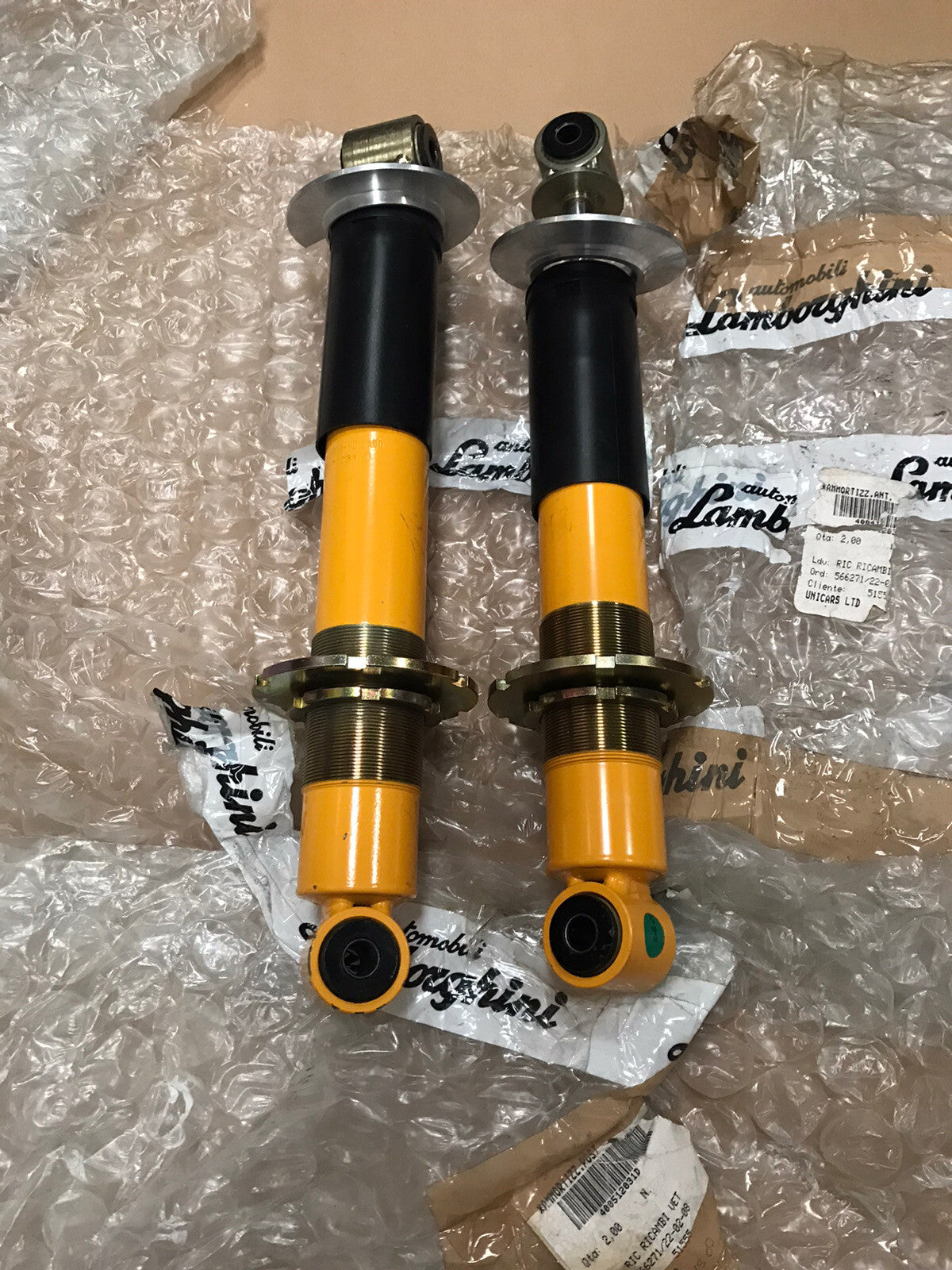 LAMBORGHINI GALLARDO GENUINE REAR SHOCK ABSORBER PAIR BOTH SIDES 400512031D