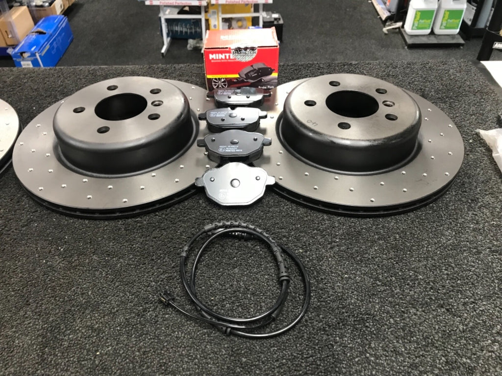 FOR BMW 6 SERIES 640D M SPORT GRAN COUPE (MK3 (F06)) FRONT REAR BRAKE DISC PAD