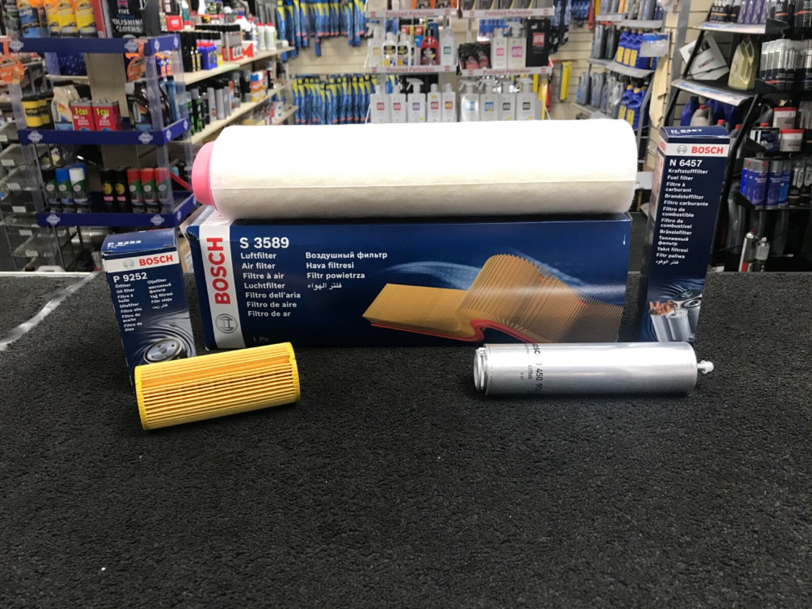 FOR BMW X5 E70 30d 35d 40d 3.0 d AIR OIL DIESEL FUEL FILTER SERVICE KIT OE BOSCH