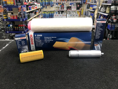 FOR BMW X5 E70 30d 35d 40d 3.0 d AIR OIL DIESEL FUEL FILTER SERVICE KIT OE BOSCH