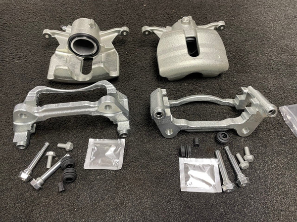 2 NEW FRONT BRAKE CALIPER COMPLETE +BRACKET AUDI A3 8V 1.2 1.4 1.5 TD 288MM DISC