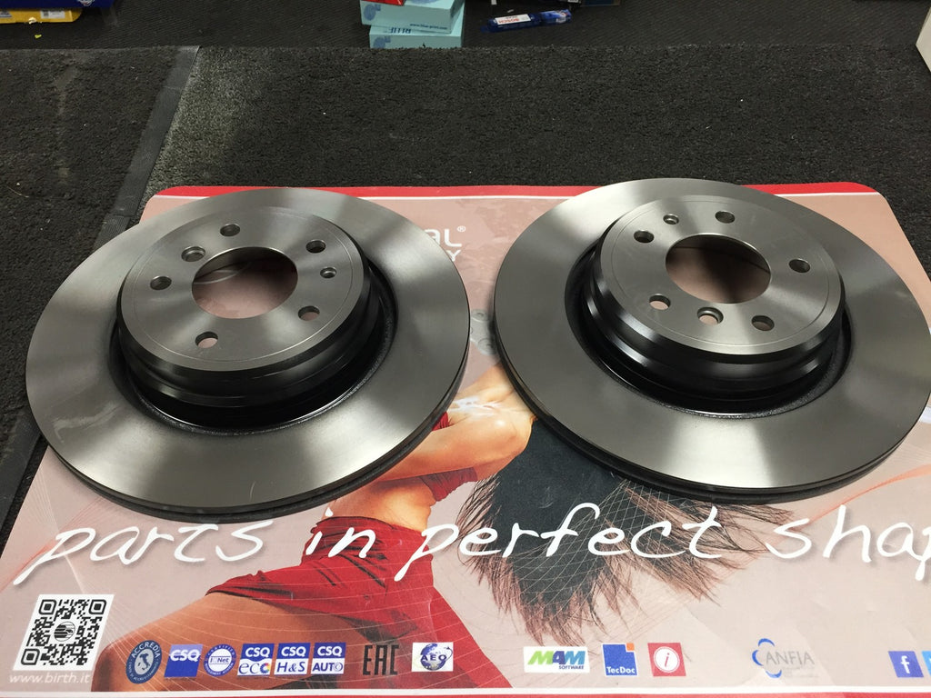 REAR BRAKE DISCS PAIR BMW M3 E46 CSL Z4M E85 E86 34211160233 328MM