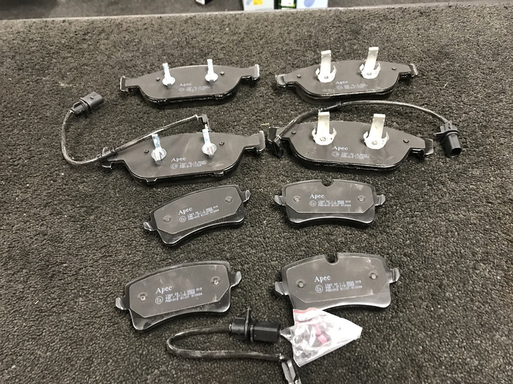 AUDI A7 3.0Bi-TDi QUATTRO SPORT BRAKE PADS FRONT REAR WITH SENSORS