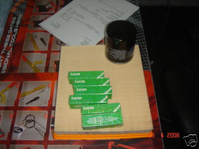 ROVER 75 MGT ZTT 2.5 OIL AIR FILTERS & 6 SPARK PLUGS