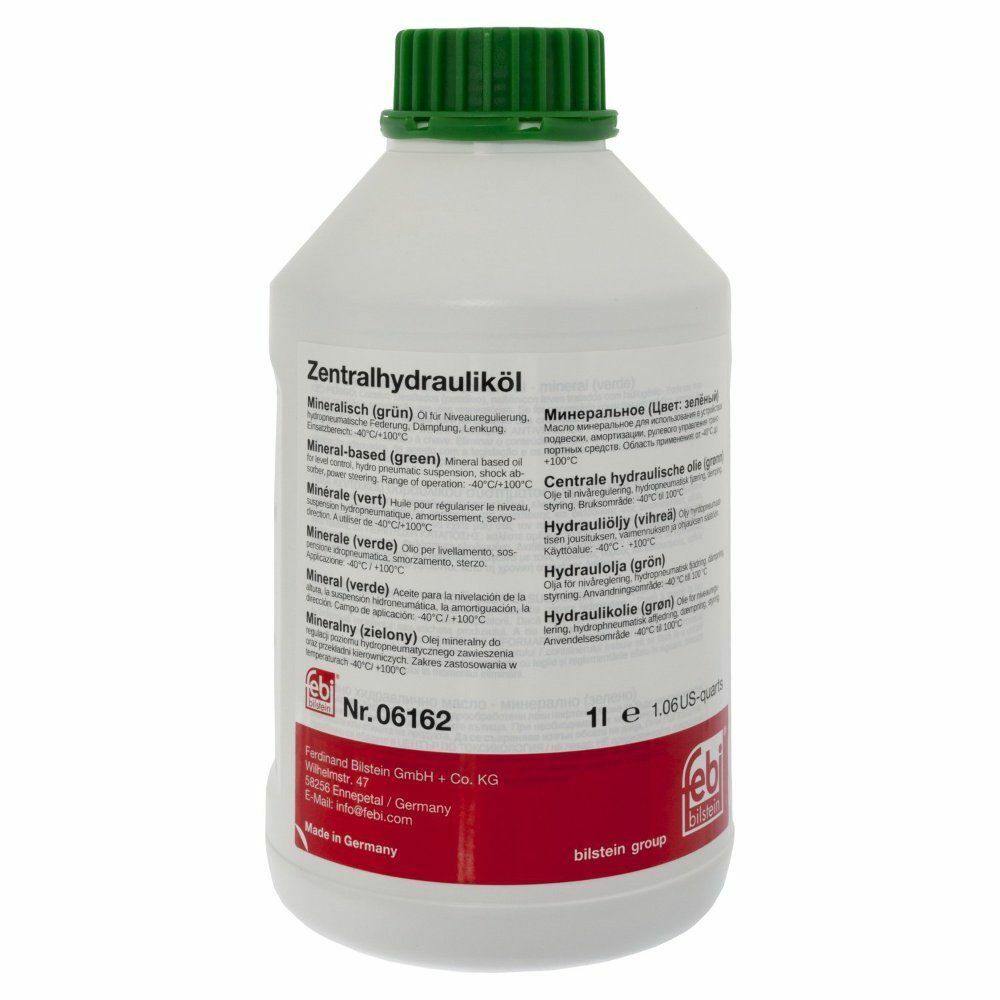 Febi Bilstein Green  Central Power Steering Hydraulic Fluid Oil  1 Litre - 06162