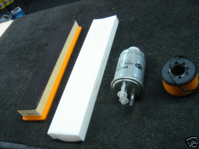 JAGUAR X TYPE 2.0D OIL  AIR FUEL POLLEN FILTER NEW 