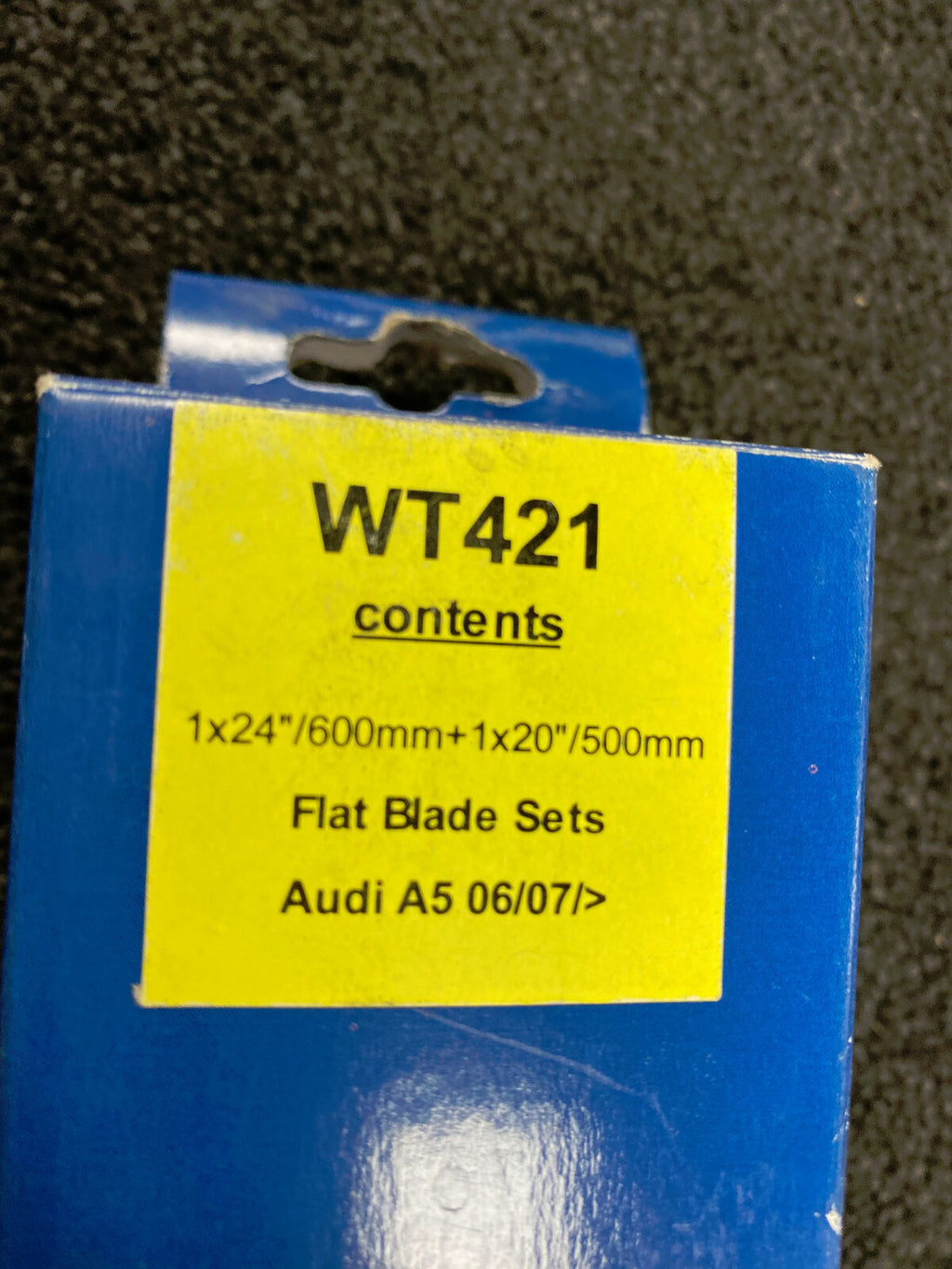 FOR AUDI A5 06/2007> 20" 24" FLAT BLADE WIPER BLADE SET WT421