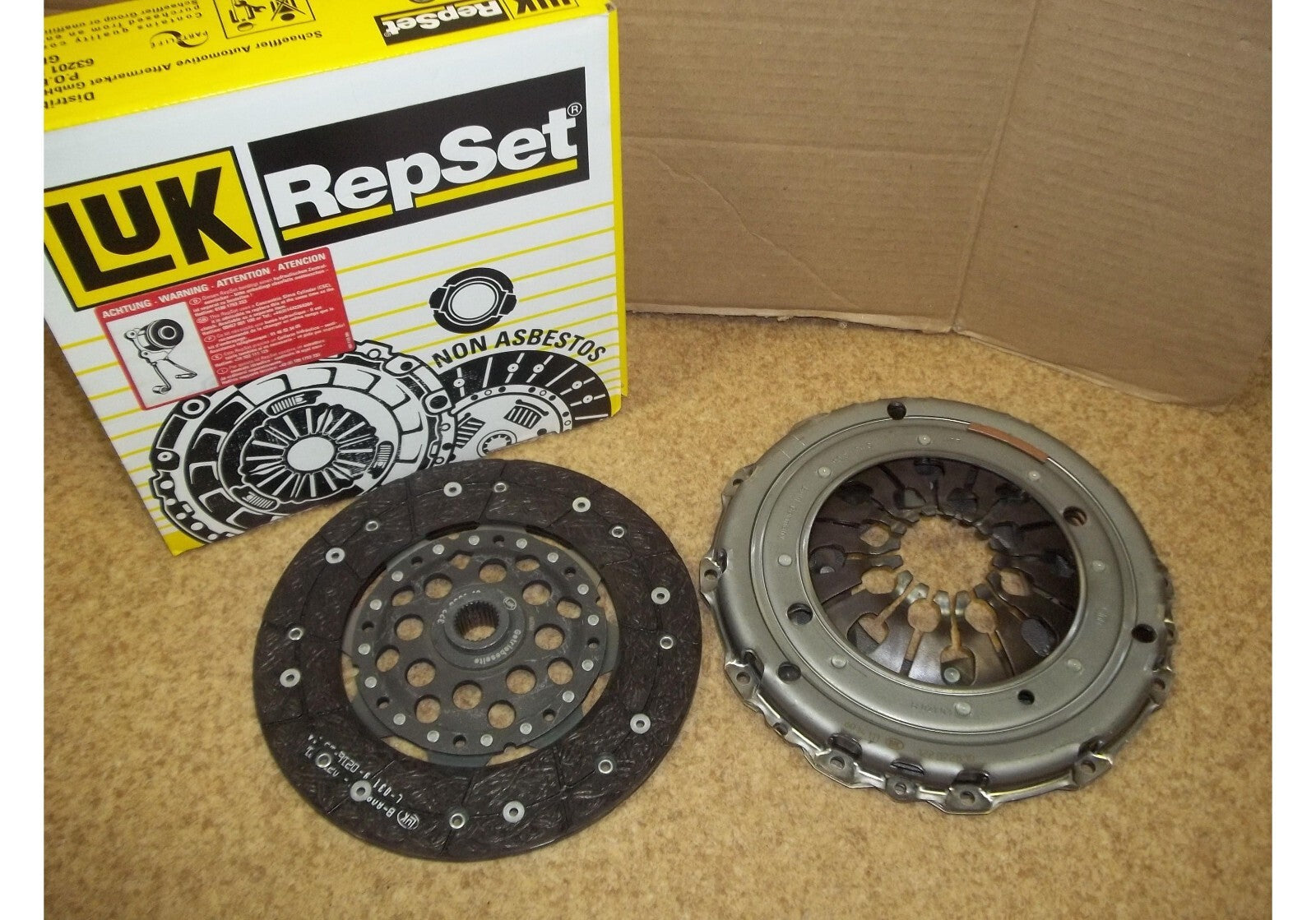 TRANSPORTER T4 2.5TD 1995-03 CLUTCH KIT 220mm 622220509 074141025K 074141031Q