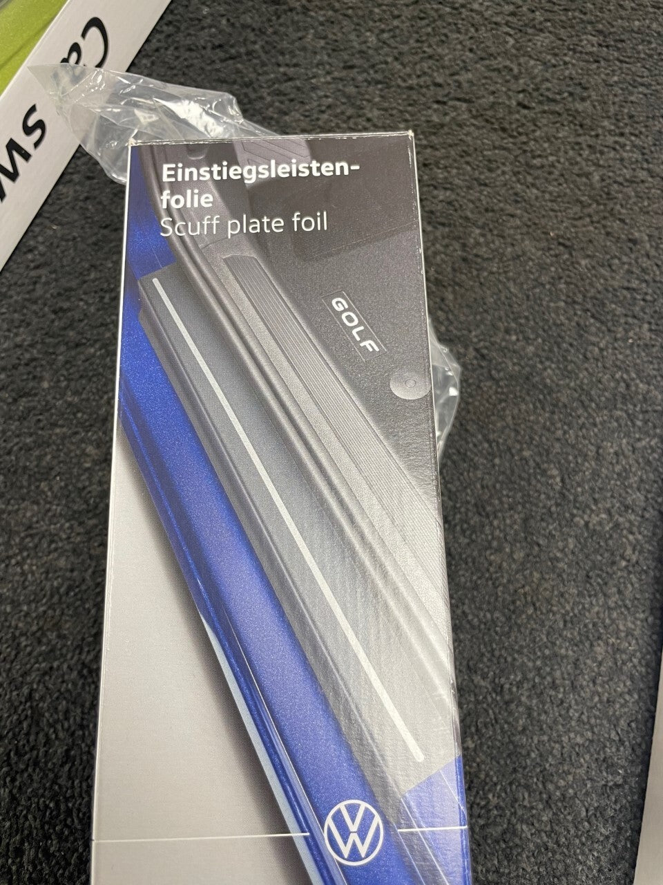 VW GOLF 2020on FRONT REAR DOOR SILL COVER PROTECTORS GENUINE 5H0071310ZMD