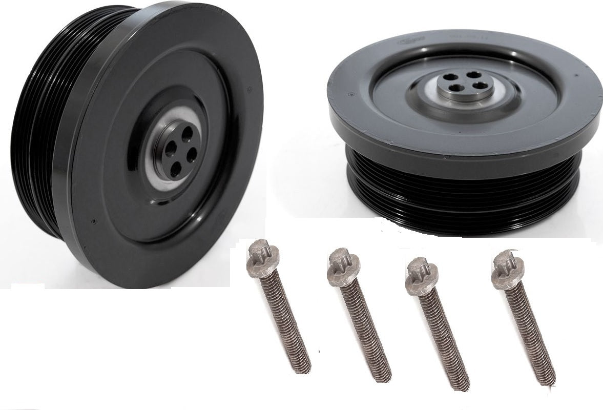 BMW 330D 325D 525D 530D 535D 635D 730D X5 X6 CRANKSHAFT DAMPER PULLEY & BOLT