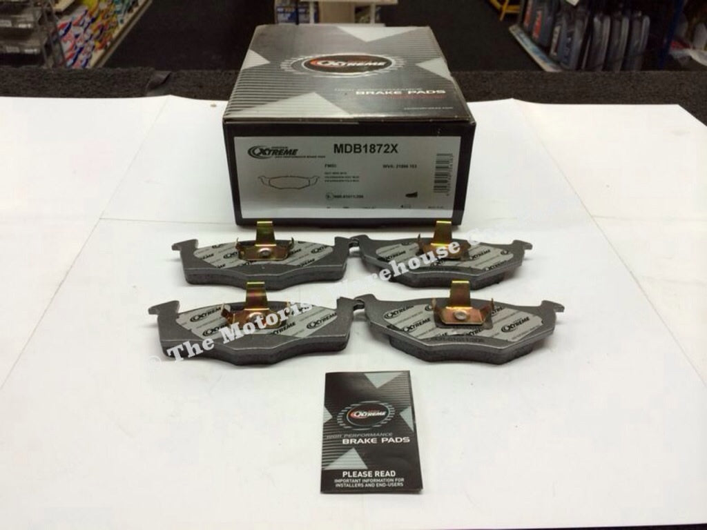 SEAT CORDOBA IBIZA VW POLO VENTO MINTEX  XTREME BRAKE PADS MDB1872
