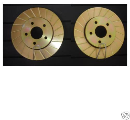 MONDEO MK3 TDCI TDDI GROOVED BRAKE DISCS FRONT 300MM
