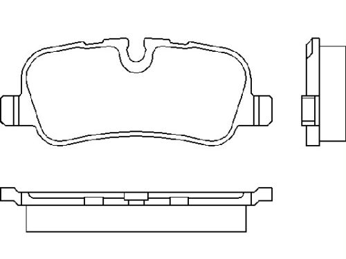 RANGE ROVER DISCOVERY 2004-ON FRONT MINTEX BRAKE PADS