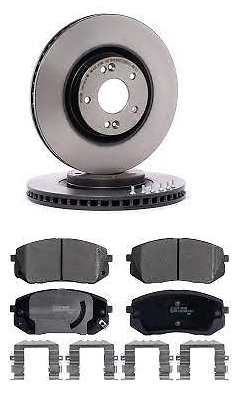 FOR  I30 1.0 1.4  1.6 TUSCON 1.6 1.7 2.0 305MM FRONT BRAKE DISCS & PADS SET 