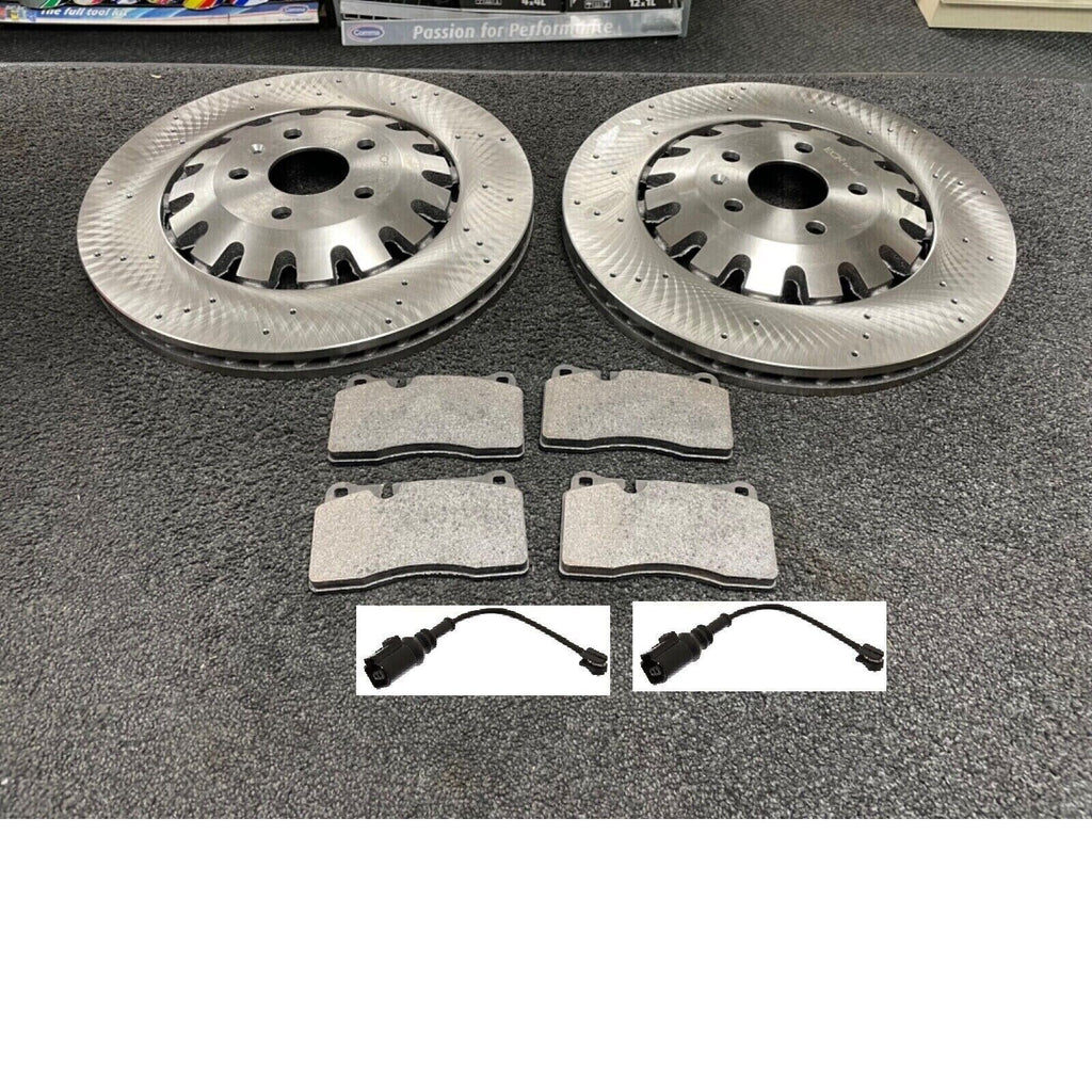 FOR AUDI TTRS FRONT PERFORMANCE BRAKE DISC + PADS 370X32MM 8J0615301 E F K