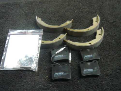 PEUGEOT 406 HANDBRAKE SHOES BRAKE PADS & FITTING KIT