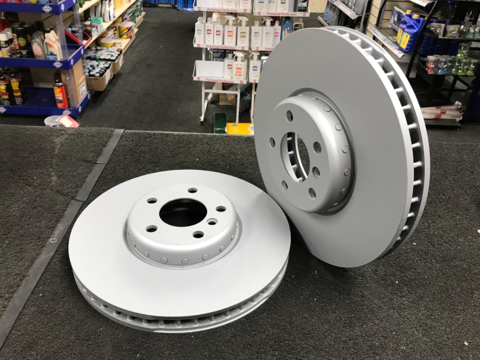 BMW E60 E61 E63 E64 535d 635d 550i FRONT 348MM X 36MM TEXTAR BRAKE DISCS ONLY
