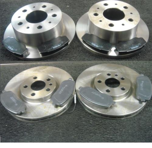 CITROEN RELAY 35 2.2HDi 130 2014 on BRAKE DISC BRAKE PADS FRONT REAR SET