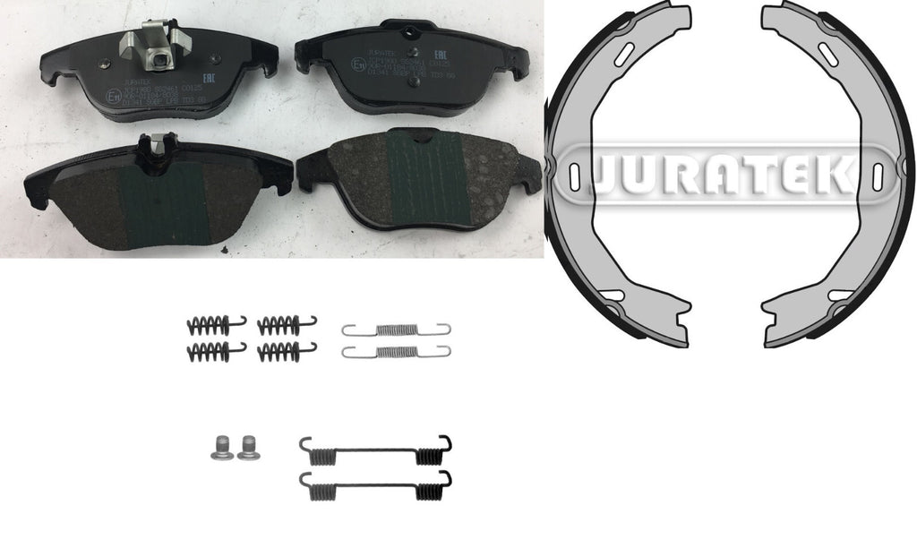 FIT FOR MERCEDES C-CLASS C220 CDI BLUEEFFICIENCY AMG SPORT  REAR PADS SHOES KIT