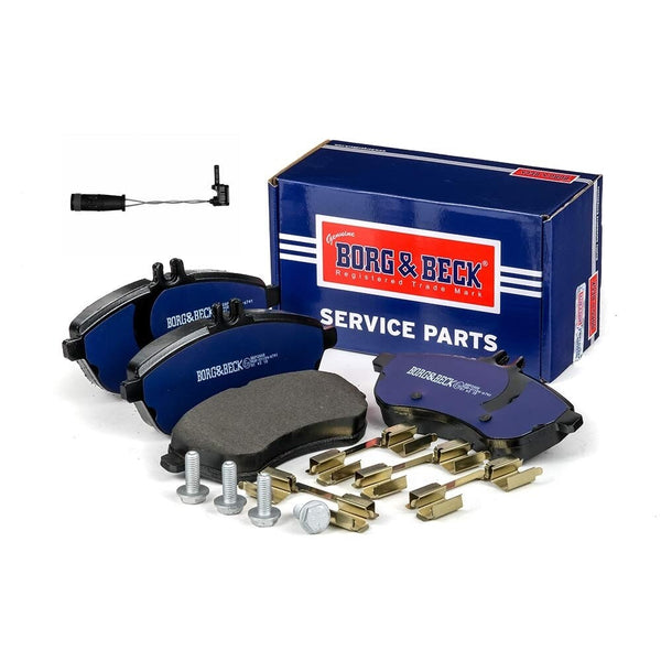 FOR MERCEDES C CLASS W204 07- FRONT BORG & BECK PREMIUM BRAKE PADS WEAR SENSOR